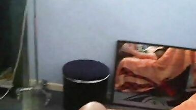 Mature Tranny In Lingerie Blowing - 11 image