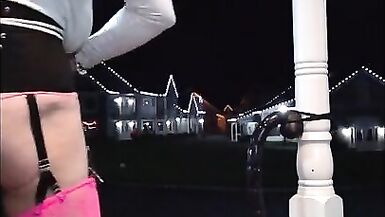 DeeDeeSlut69 at the Mall in a White Skirt - 11 image