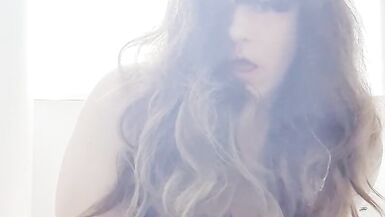 British sissy slut Lana Lang riding, sucking and cumming - 11 image