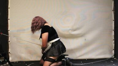 Sissy Maid Self Bondage - 14 image