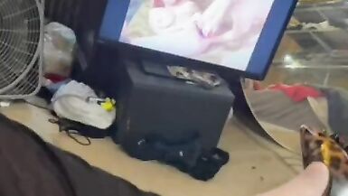 Cuming Watching Me Cum...in Sheer Black Silk N Stilettos - 12 image