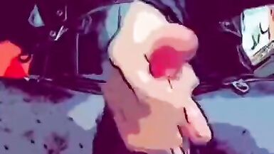 Cuming Watching Me Cum...in Sheer Black Silk N Stilettos - 9 image