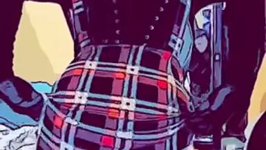 Undressed plaid school girl ... w Dee Angels...!