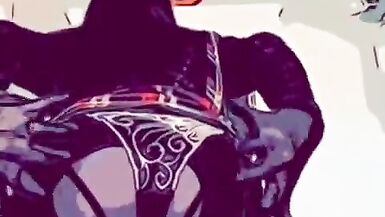 Undressed plaid school girl ... w Dee Angels...! - 4 image