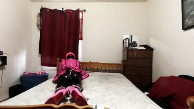 Sissy Maid Self Bondage Fiddle - 3 image