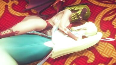 futa demon fucks goddes - 4 image