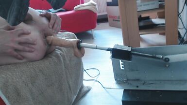 Davine getting fucked by maschine and uses cock as a clit. - 11 image