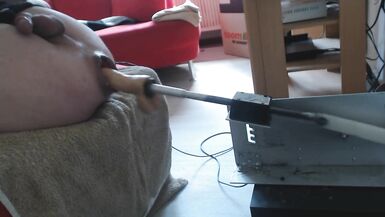 Davine getting fucked by maschine and uses cock as a clit. - 4 image