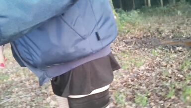 SISSY WALK IN THE WOODS IN PUBLIC - 4 image