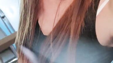 Sissy slut Bess walks outside her condo bottomless and nearly gets caught - 14 image