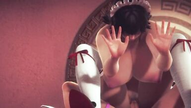 futa twintails fuck maid part 2 - 8 image