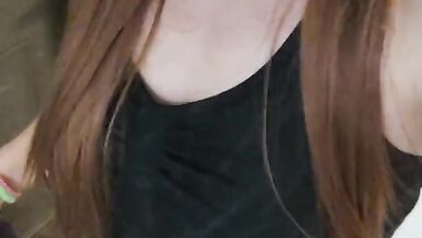 Sissy slut Bess walks outside her condo bottomless to play with herself - 12 image