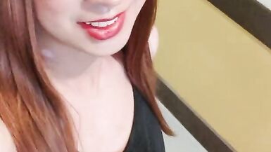 Sissy slut Bess walks outside her condo bottomless to play with herself - 9 image