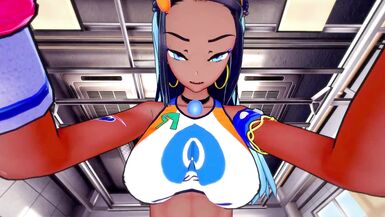 Pokemon Sword and Shield Nessa Taker POV you ask for her special autograph - 7 image
