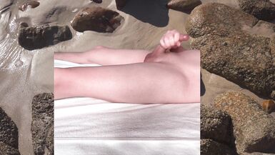 Smooth femboy jerks his cute dick - 8 image