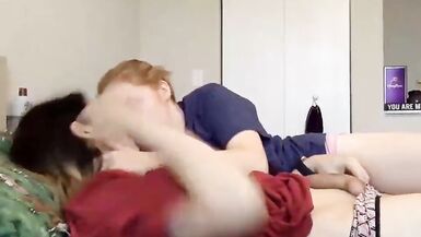 shemale sex with redhead babe - 4 image