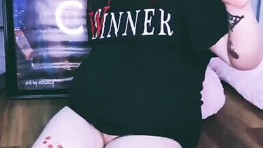 FTM Pup Self Spanking, Candle Wax, Anal Vibe, Whimpering - 3 image