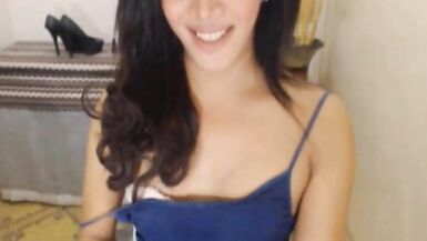 Seductive Shemale Teases and Trembles on Cam - 13 image