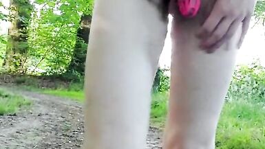 Getting naked and change my cloth on a hiking trail - 5 image