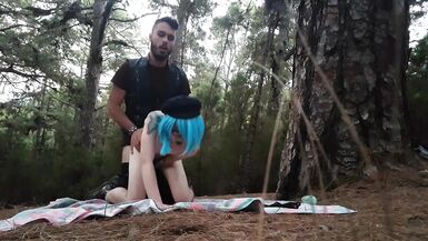 Shibari session in the woods - 11 image