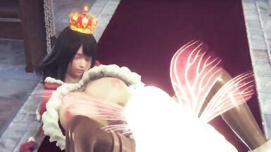 futa fairy quuen fucks human queen in the church - 2 image