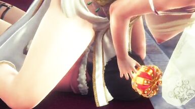 futa fairy quuen fucks human queen in the church