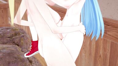 Konosuba - Aqua gets pounded by futanari Darkness - Japanese Hentai - 6 image