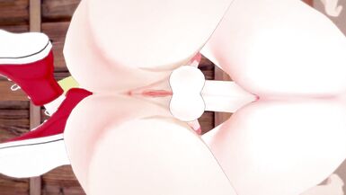 Konosuba - Aqua gets pounded by futanari Darkness - Japanese Hentai - 8 image