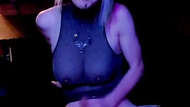 JOI Real Life Futanari Scalie Yiff GF... Viii Vibes RedEyesBadDragon squirts her futa cosplay cock - 13 image