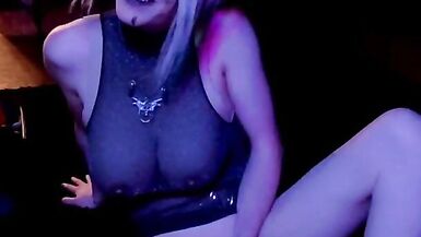 JOI Real Life Futanari Scalie Yiff GF... Viii Vibes RedEyesBadDragon squirts her futa cosplay cock - 3 image