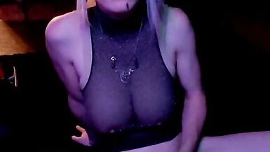 JOI Real Life Futanari Scalie Yiff GF... Viii Vibes RedEyesBadDragon squirts her futa cosplay cock - 6 image