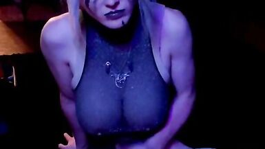 JOI Real Life Futanari Scalie Yiff GF... Viii Vibes RedEyesBadDragon squirts her futa cosplay cock - 8 image