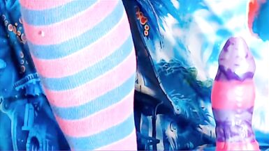 XL Nox milking cum from femboi CD - 12 image