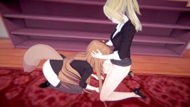 Office Busty Futas - Futa Samus x Futa Raphtalia - 3 image