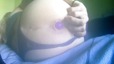 Playing with my butt plugs in sport clothes. Big load with big anal plug in my ass - 7 image