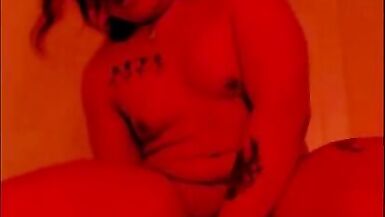 Tea Cowgirl Riding a Dildo and Cums - 12 image