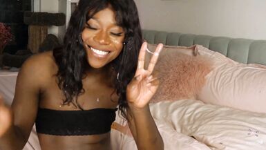 Vanniall's Biggest Self Facial Cum Shot Yet! Jacking Her Big Cock and Eating Cum - 13 image