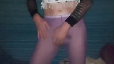Feeling crazy in my new tights so i did a bit of dancing and ass shaking xx - 8 image