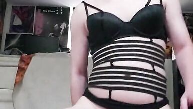 Ball Gagged Sissy Dildo - 13 image