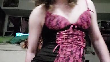 Sissy fucks Dildo in chastity - 10 image