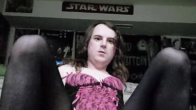 Sissy fucks Dildo in chastity - 7 image