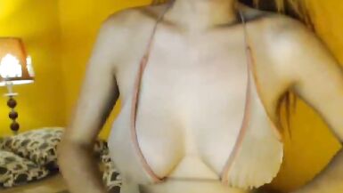 Super Busty Shemale on Webcam Show - 4 image