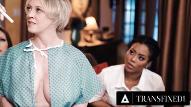 TRANSFIXED - Doctor Dee Williams Uses An INSANE GANGBANG ORGY To Unite Trans AND Cis Nurses! - 3 image