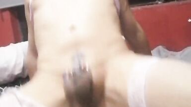 Sissy hope riding dildo very horny until cum - 9 image