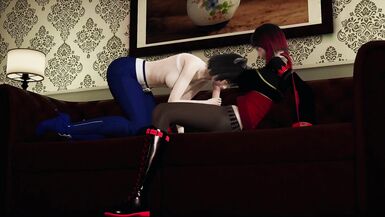 Rwby Ruby Rose futa x Blake Belladona Cunnilingus fpov/blowjob/missionary+++ - 10 image