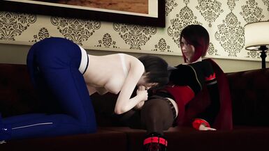 Rwby Ruby Rose futa x Blake Belladona Cunnilingus fpov/blowjob/missionary+++ - 11 image