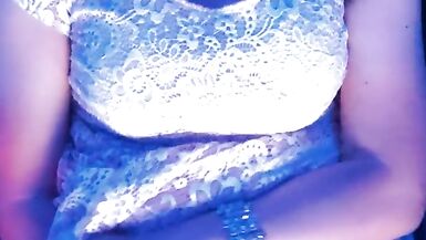 Sissy with big tits jerking off for the camera - 14 image