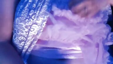 Sissy with big tits jerking off for the camera - 15 image