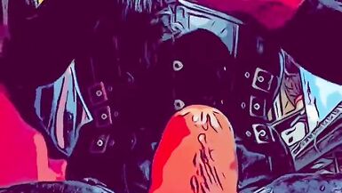 Shiny Pantyhose Cock Sitting w Dee Angels - 9 image