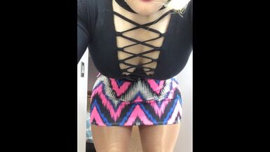 Sabine's sexy curves (trans, crossdressing, transformation, pantyhose, female mask) - 1 image